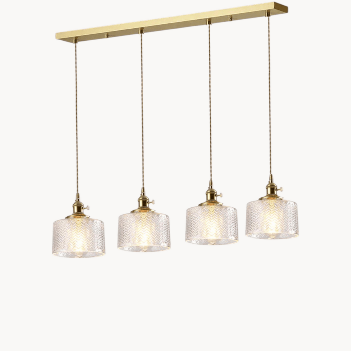 LampeHub Luminaire suspension design italien en verre