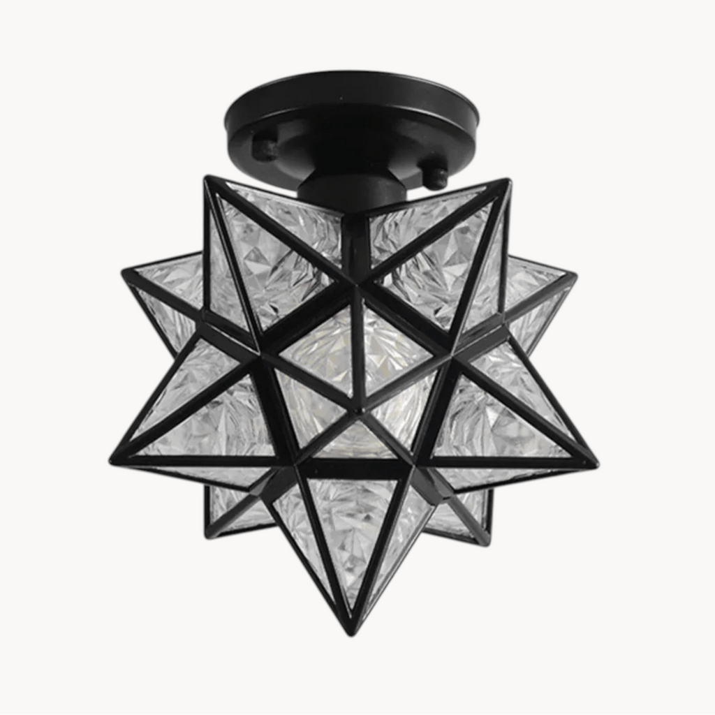 LampeHub Luminaire suspension pour salon étoile