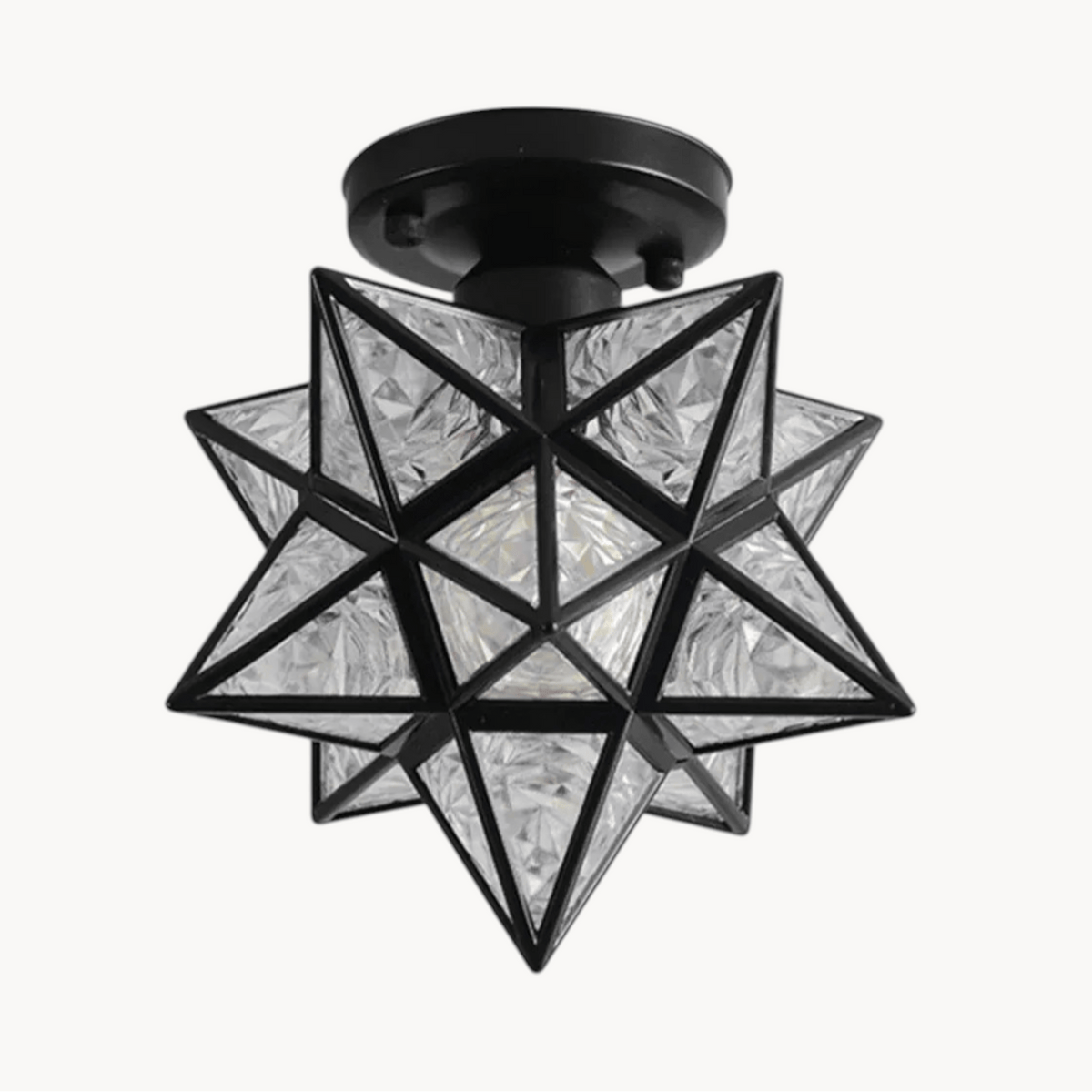 LampeHub Luminaire suspension pour salon étoile