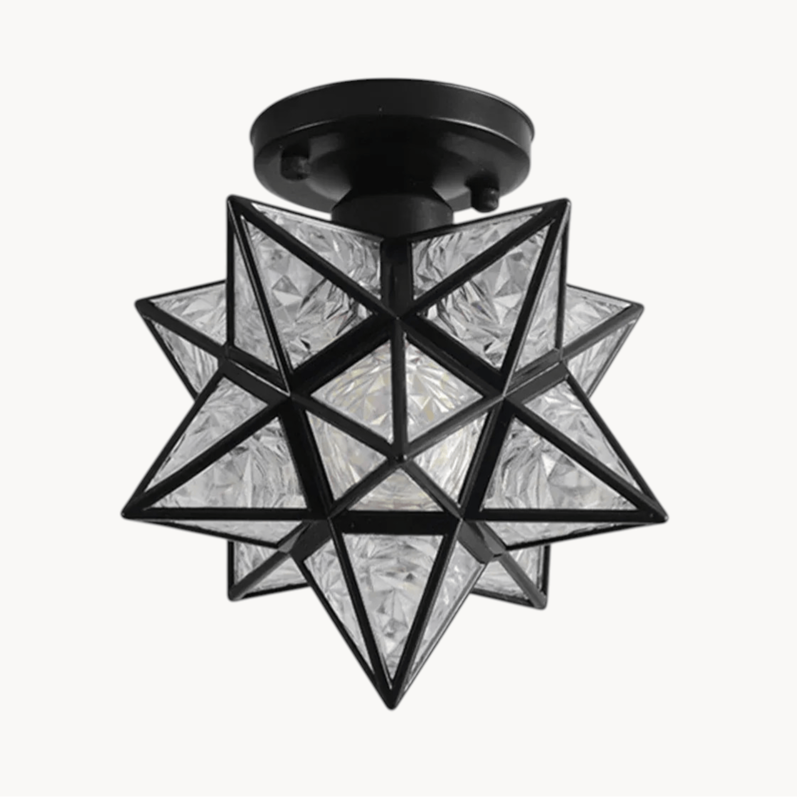 LampeHub Luminaire suspension pour salon étoile