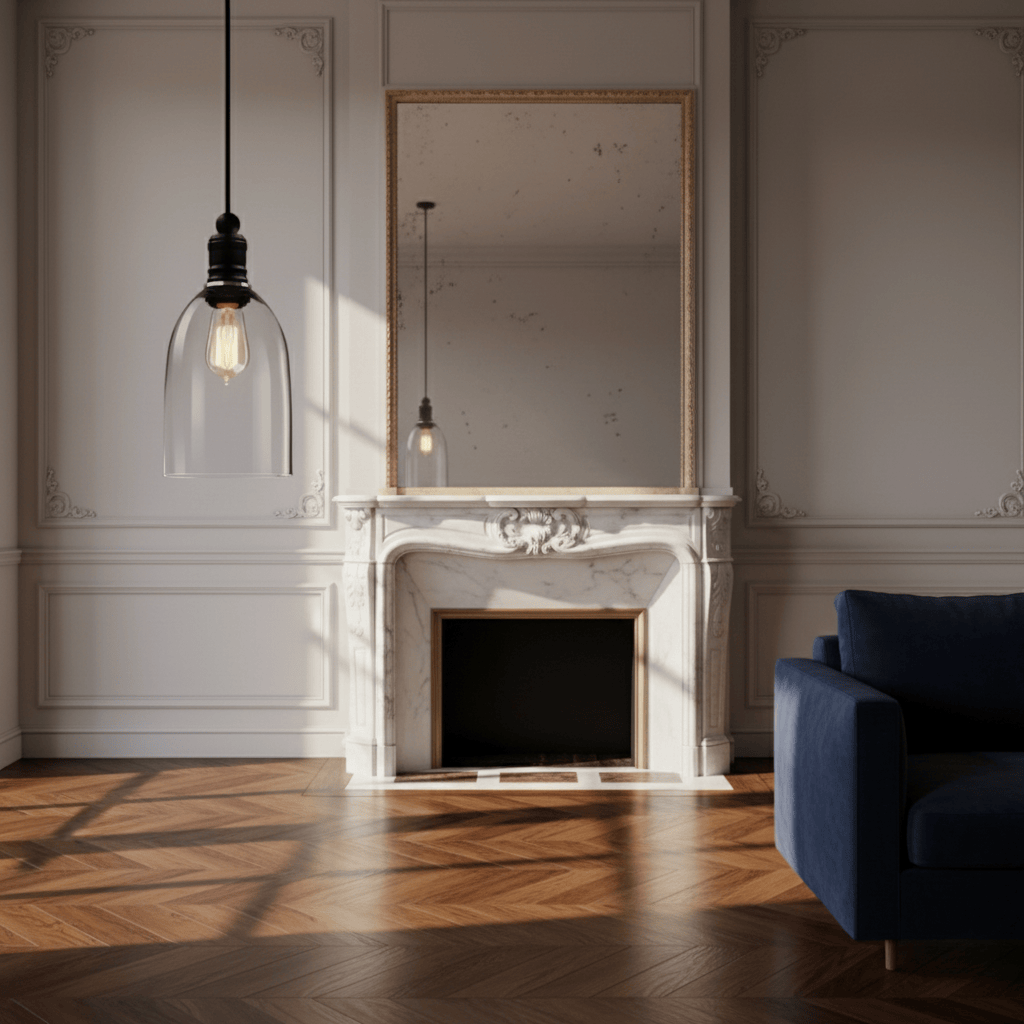 LampeHub Luminaire suspension verre cylindrique