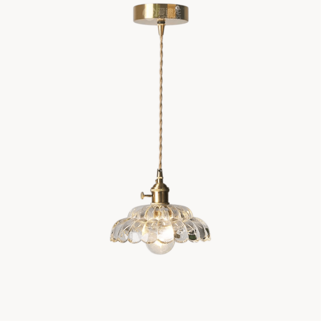 LampeHub Luminaire suspension verre design