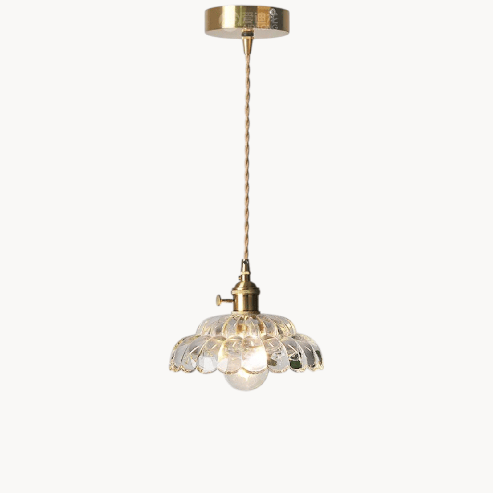 LampeHub Luminaire suspension verre design