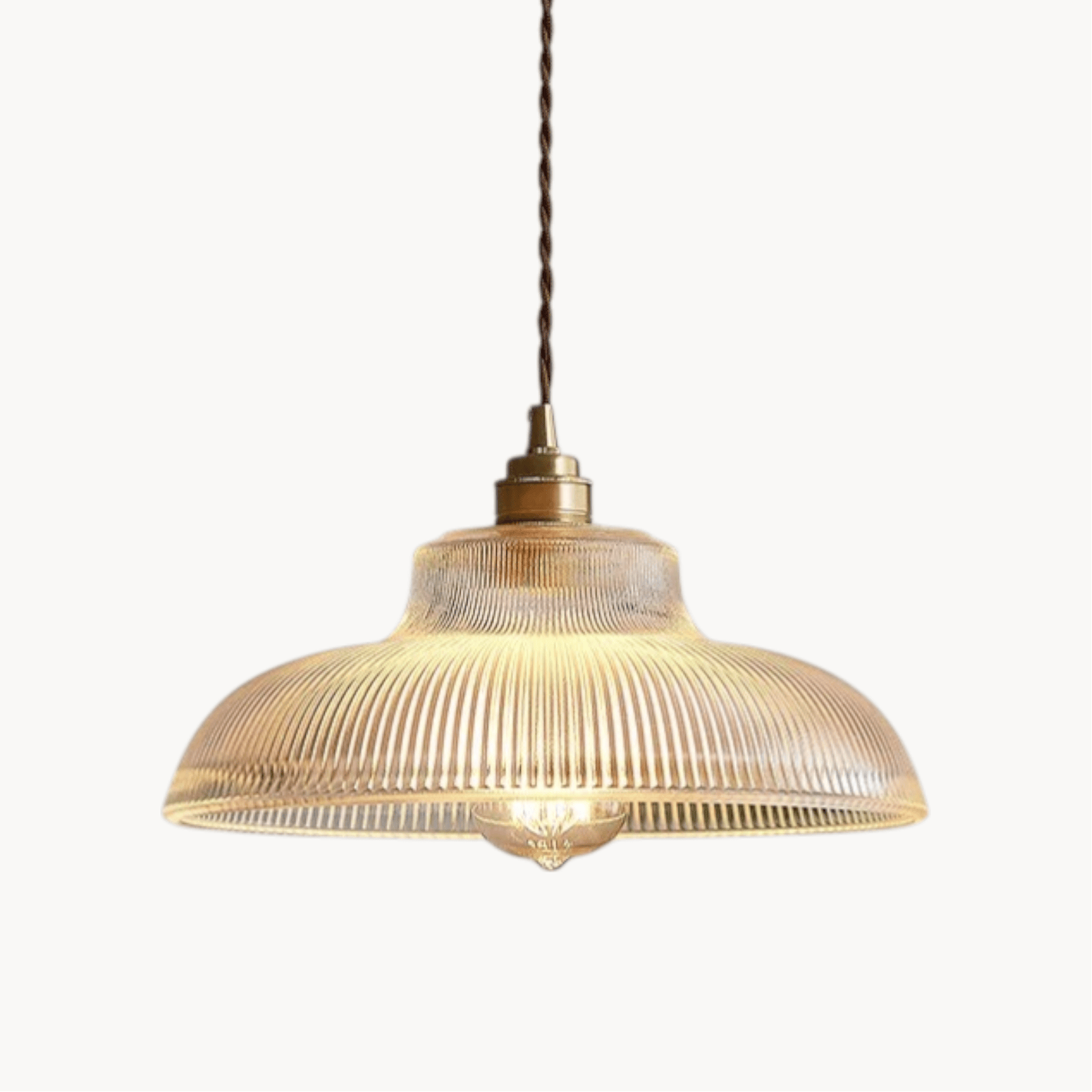 LampeHub Luminaire suspension verre vaste
