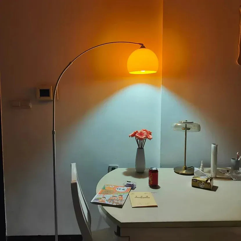 LampeHub Luxury Floor Lamp, Sofa Living Room, Modern Floor Light Remote Control Reading Vertical Large Table Lamp, Study Led Floor Lamp