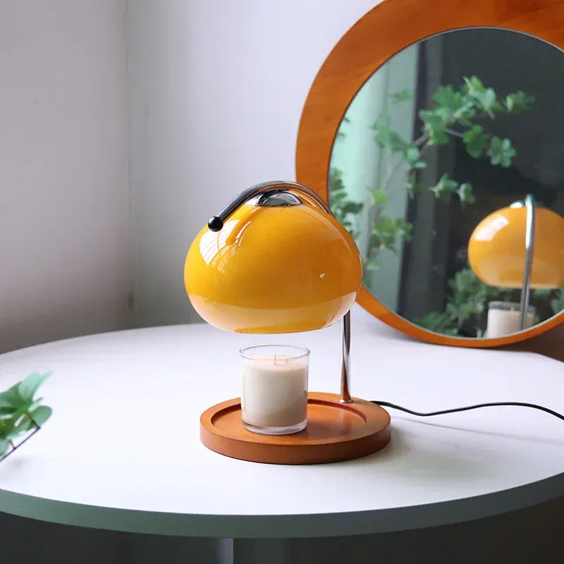 LampeHub Miel Lampe de chevet Chauffe Bougie