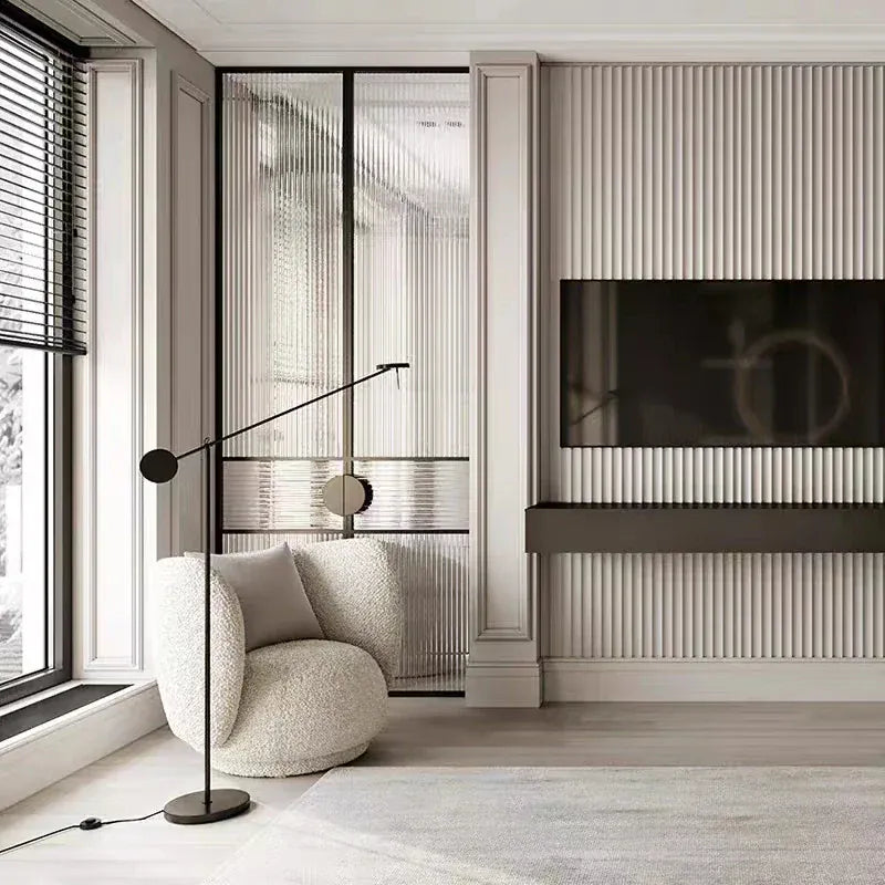 LampeHub Minimalist LED Floor Lamp Rotatable 3000/4000K Living Room Reading Light Bedroom Standing Lighting Fixtures