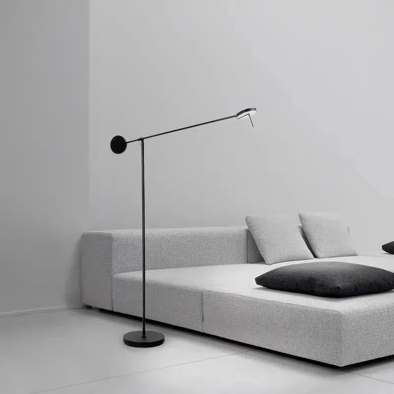 LampeHub Minimalist LED Floor Lamp Rotatable 3000/4000K Living Room Reading Light Bedroom Standing Lighting Fixtures
