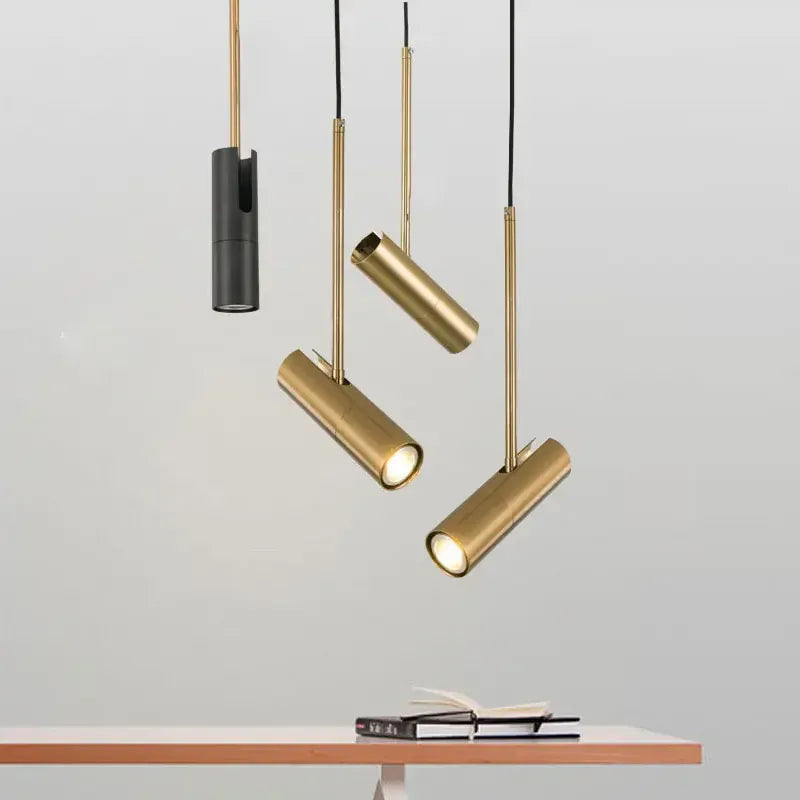 LampeHub Minimalist LED Hanging Pendant Light for Bedroom Dining Room Kitchen Restaurant Decor Chandeliers Pendant Lamp Bedside Lights