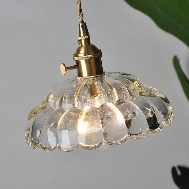LampeHub Modern Glass Pendant Light Fixture Luminaire Kitchen Dining Room Restaurant Decoration Hanging Lamp Lighting Bedroom Restaurant