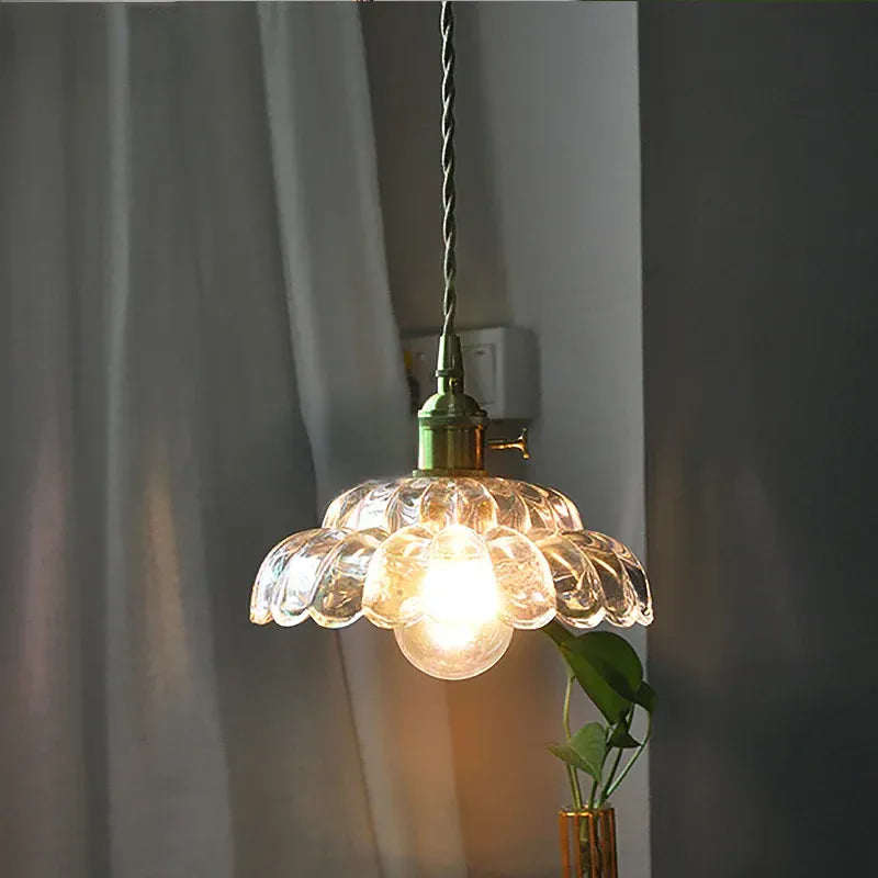 LampeHub Modern Glass Pendant Light Fixture Luminaire Kitchen Dining Room Restaurant Decoration Hanging Lamp Lighting Bedroom Restaurant
