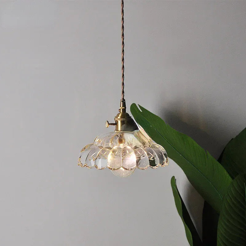 LampeHub Modern Glass Pendant Light Fixture Luminaire Kitchen Dining Room Restaurant Decoration Hanging Lamp Lighting Bedroom Restaurant