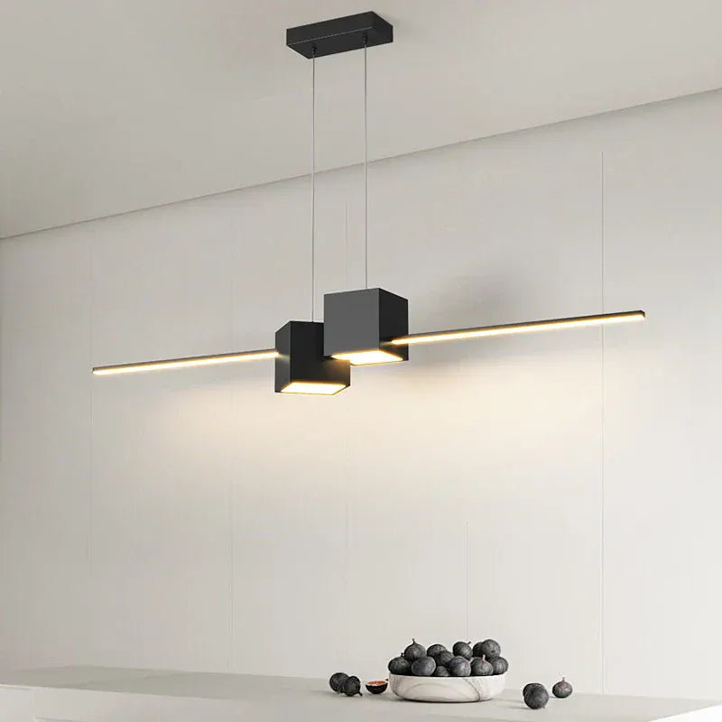 LampeHub Modern LED Ceiling Chandelier For Dining Room Living Room Kitchen Aisle Ceiling Lighting Room Decoration Lustre Light Fixture