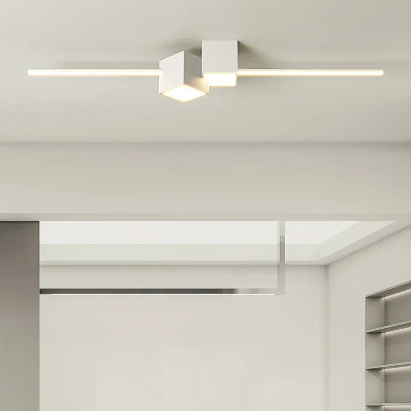 LampeHub Modern LED Ceiling Chandelier For Dining Room Living Room Kitchen Aisle Ceiling Lighting Room Decoration Lustre Light Fixture