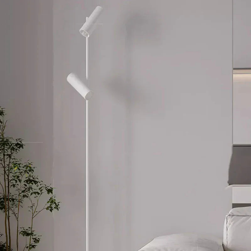 LampeHub Modern LED Floor Lamp for Living Room Bedroom, Dimmable Standing Lamp with Remote Control, 3 Color Temperatures.
