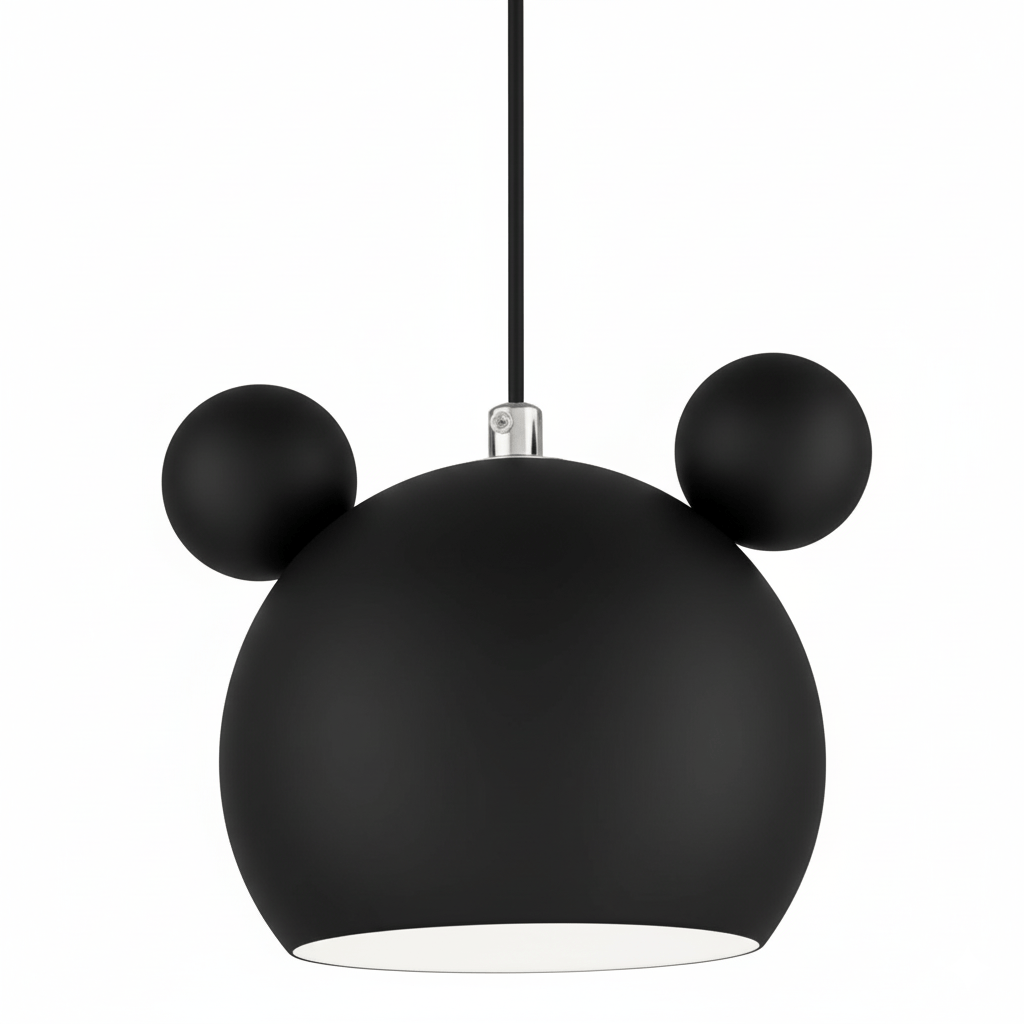 LampeHub Noir Luminaire suspension design mimo