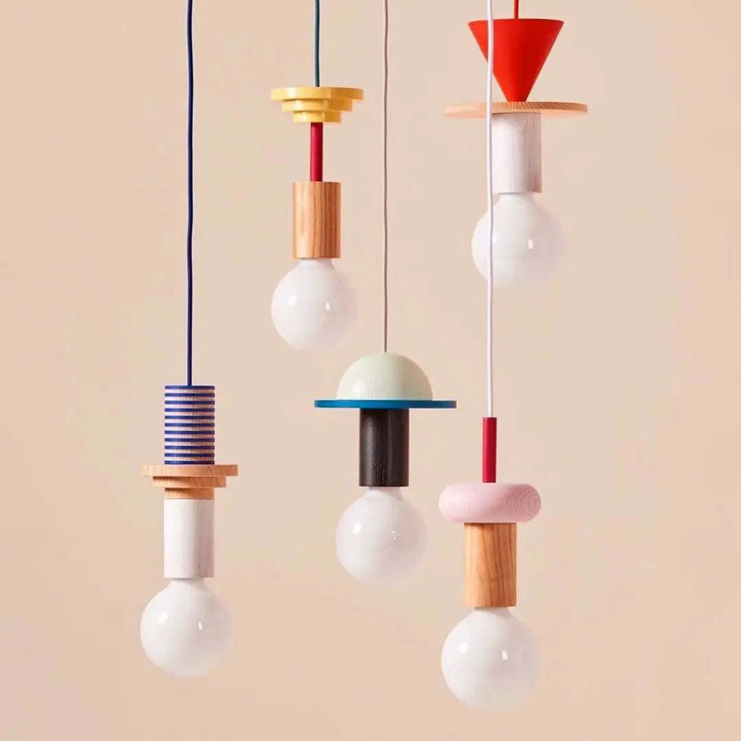 LampeHub Nordic Lamp Wood LED Pendant Lights Kitchen Home Decor Hanglamp Restaurant Ceiling Chandelier Luminaire Bedroom Light Fixture