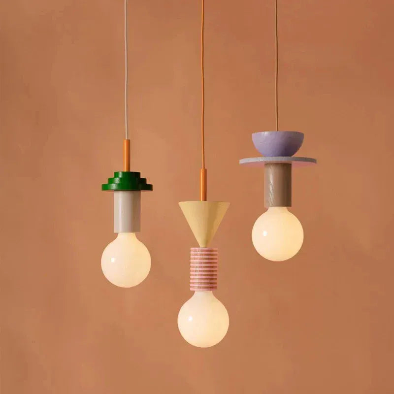 LampeHub Nordic Lamp Wood LED Pendant Lights Kitchen Home Decor Hanglamp Restaurant Ceiling Chandelier Luminaire Bedroom Light Fixture