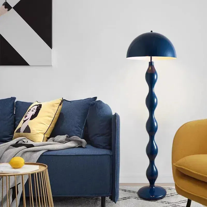 LampeHub Nordic Led Floor Lamps Mushroom Round Minimalist Design Home Decor for Living Bedroom Room Corridor Simple Iron Art Luminaire