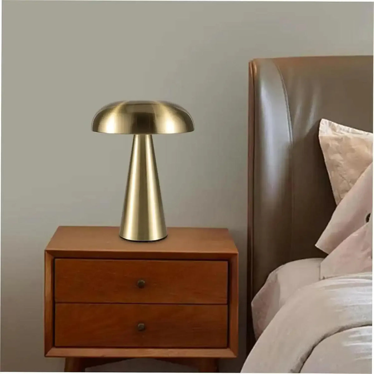 LampeHub Or Lampe de Chevet Rétro Champignon