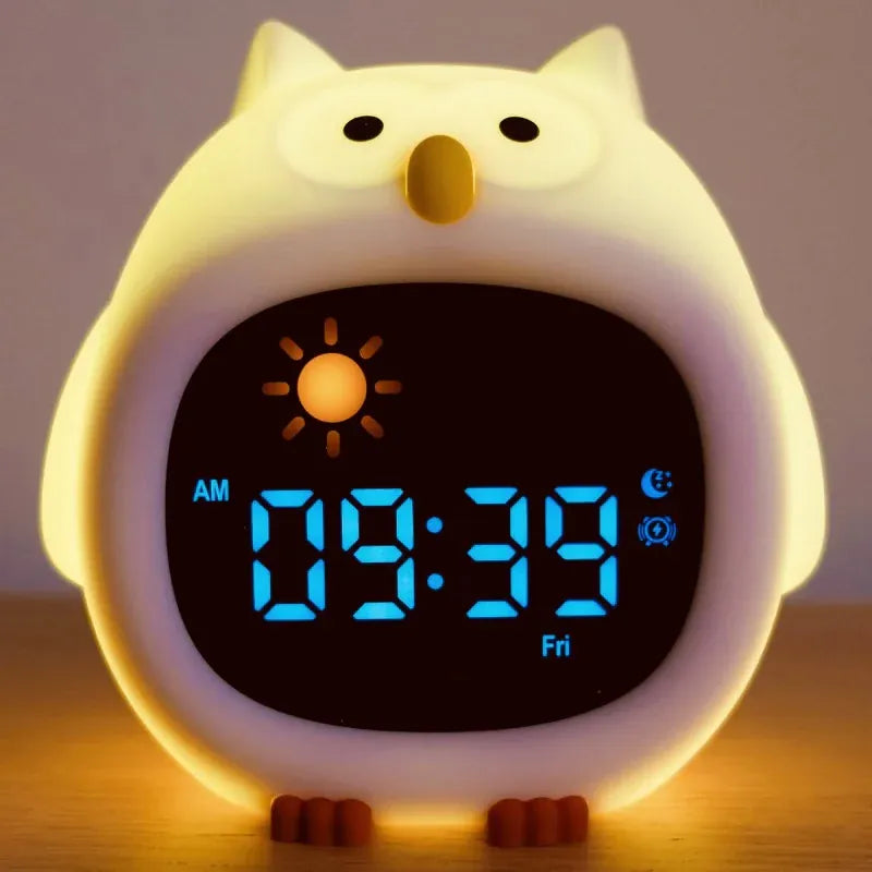LampeHub Owl Shape Lampe de chevet Enfant Veilleuse Chien