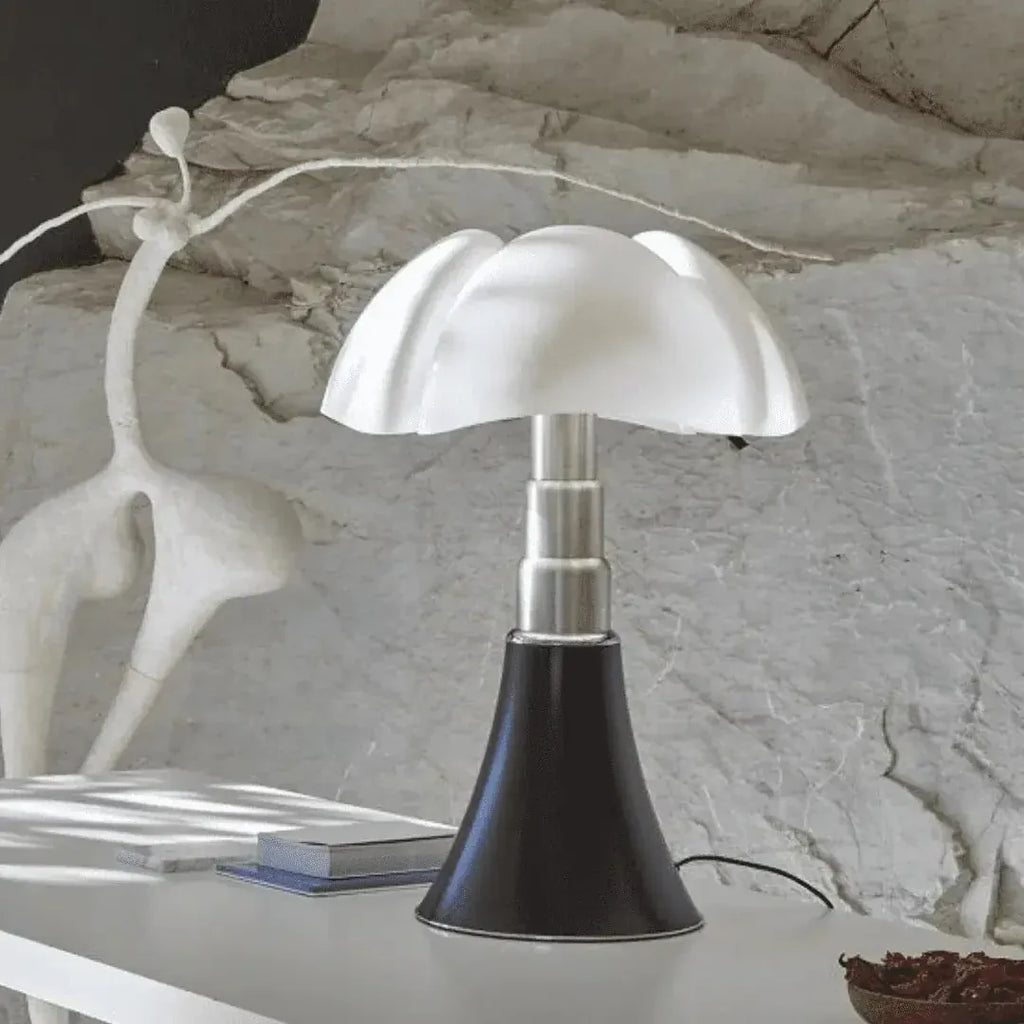 LampeHub Petite Noir Lampe de chevet Vintage Pipistrello