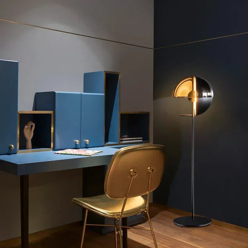 LampeHub Postmodern Nordic Personality Creative Glass Art lamp Desk Internet Celebrity Sofa Bedroom Bedside Lamp LED Floor Lights