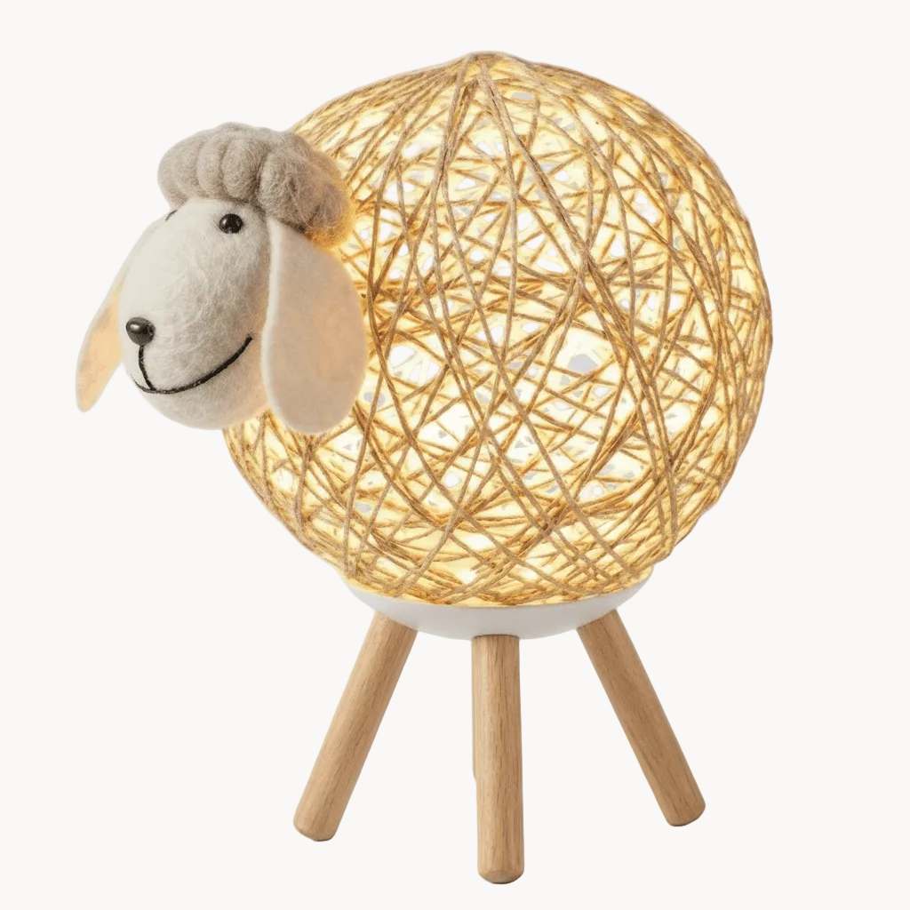 LampeHub RGB par télécommande L Lampe de chevet Enfant Mouton RGB