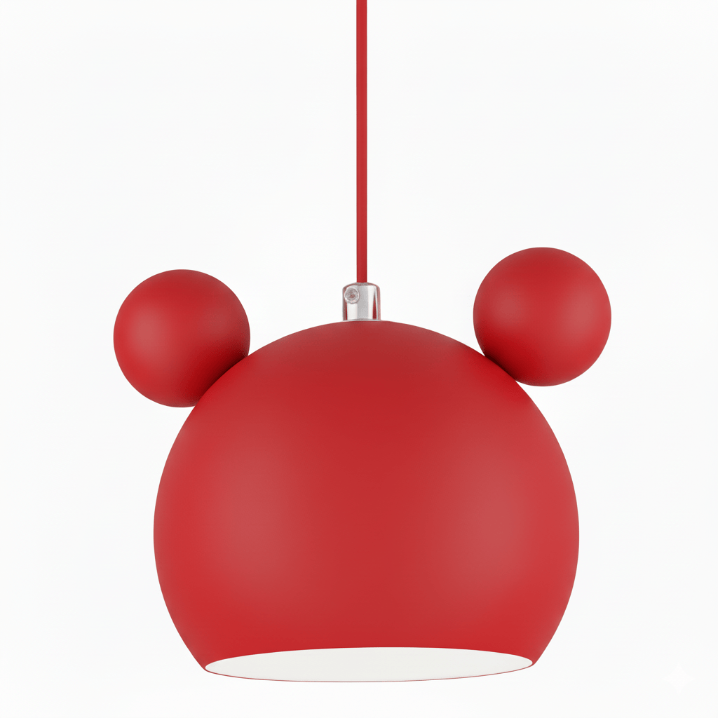 LampeHub Rouge Luminaire suspension design mimo