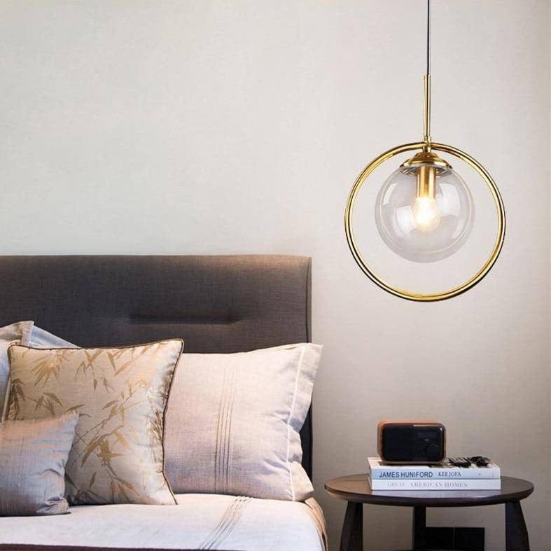 LampeHub Suspension luminaire chambre boule