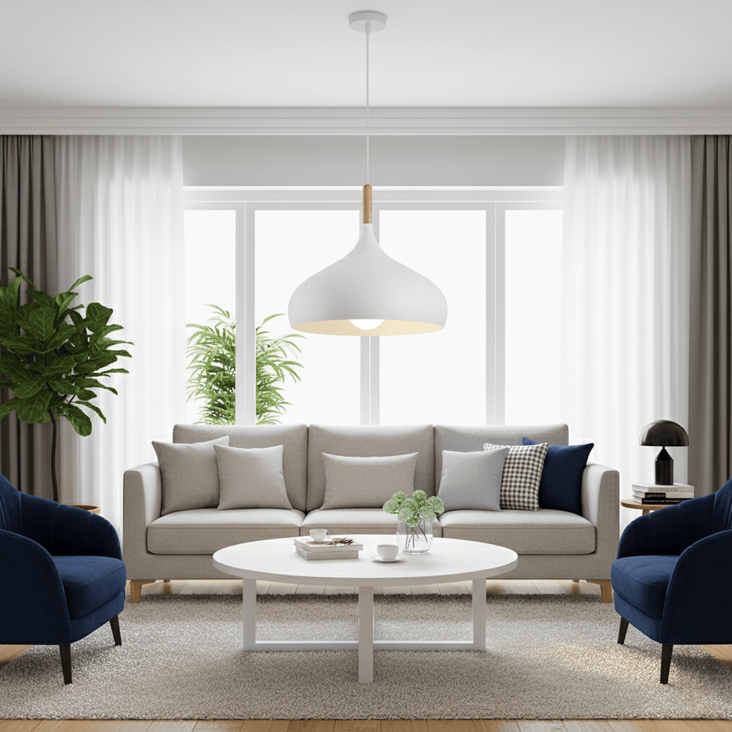 LampeHub Suspension luminaire chambre Circulaire