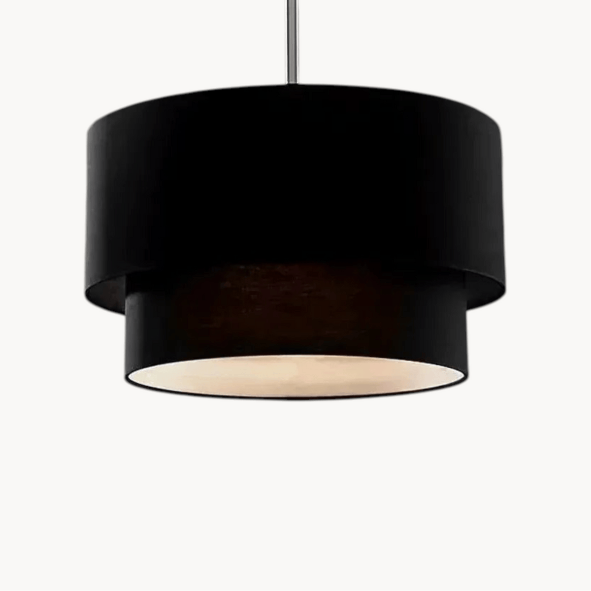 LampeHub Suspension luminaire rotin pour salon