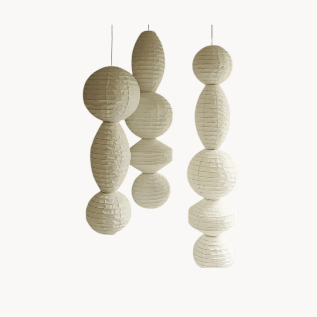 LampeHub Suspension luminaire rotin salon