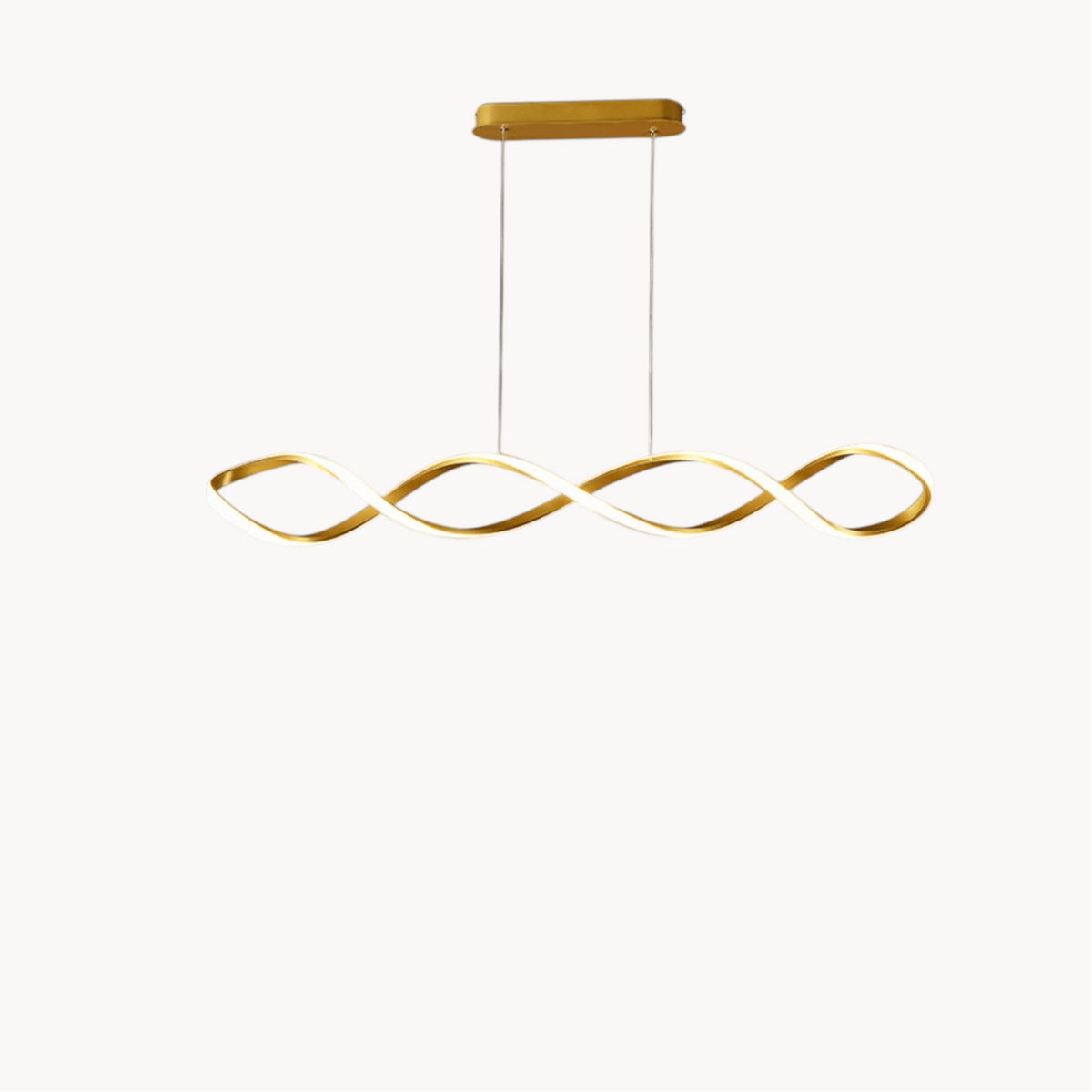 LampeHub Suspension luminaire salle à manger curviligne
