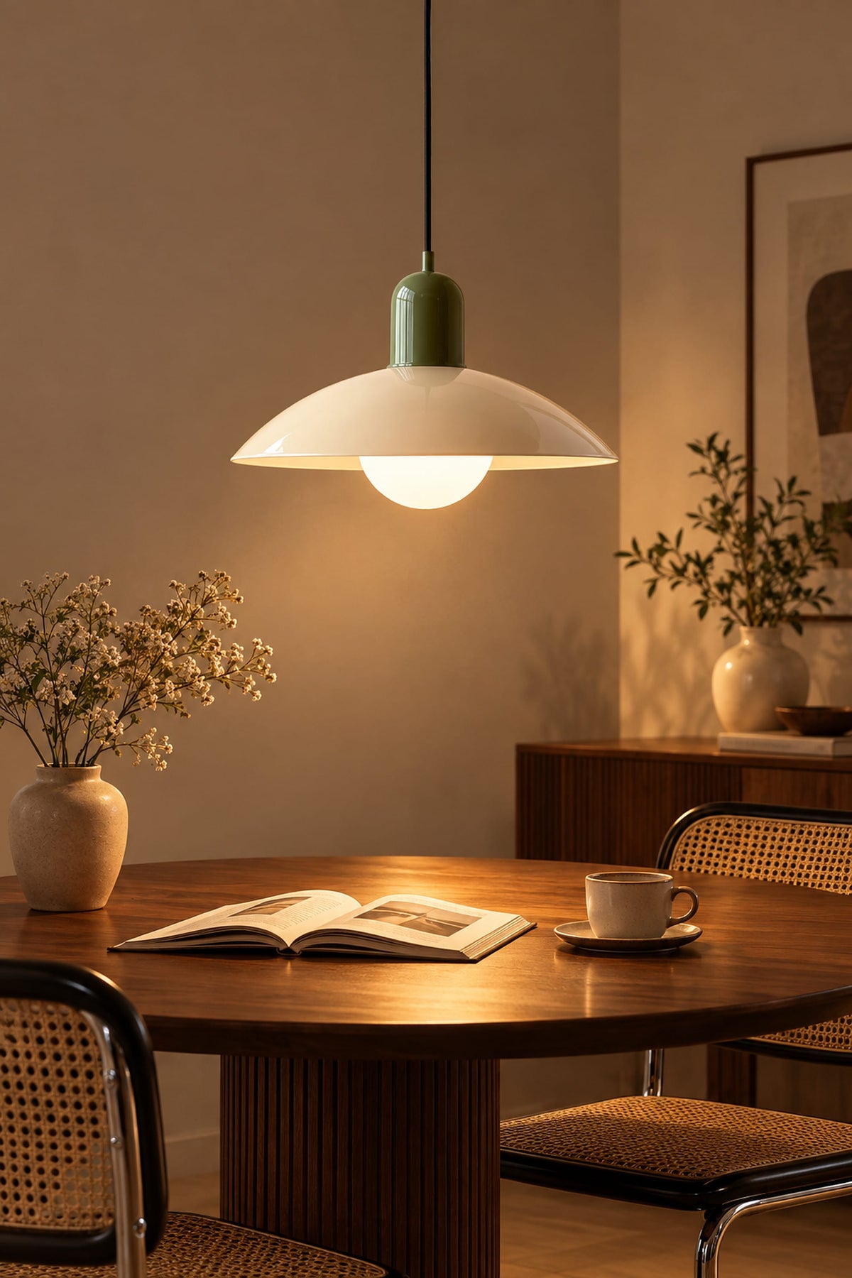 LampeHub Suspension Suspension Bauhaus Chapeau – Bicolore