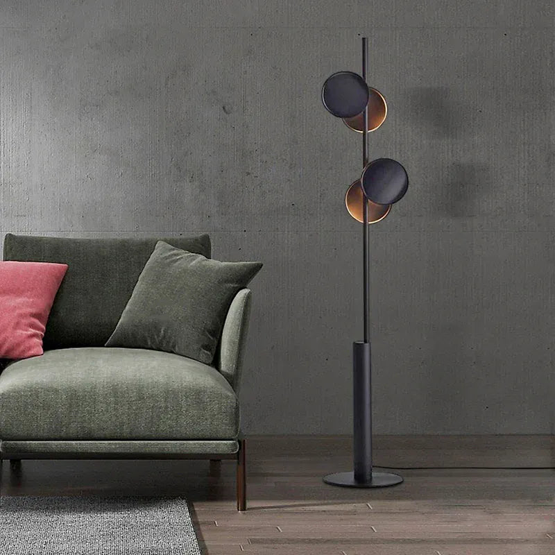 LampeHub Typography series Floor Lamp Nordic black floor lamp minimalist living room lamp bedroom designer art atmosphere studio lamp
