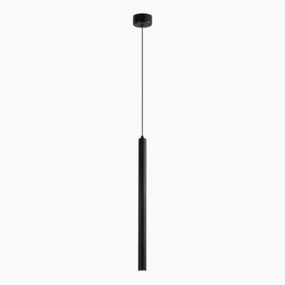 LampeHub Une tête / 40CM / Blanc 6000K Lampe de chevet Suspendu Noir