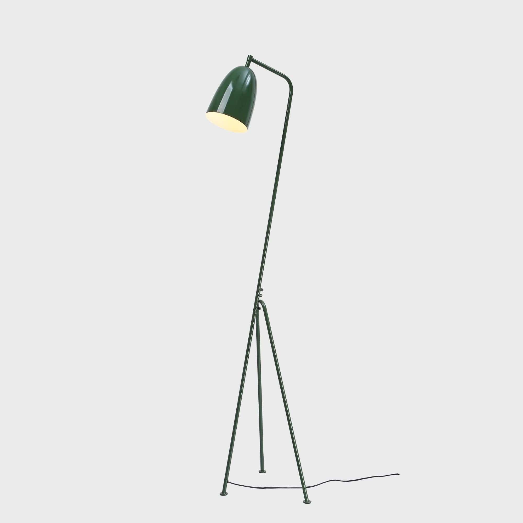 LampeHub Vert Lampadaire Industriel Abat jour