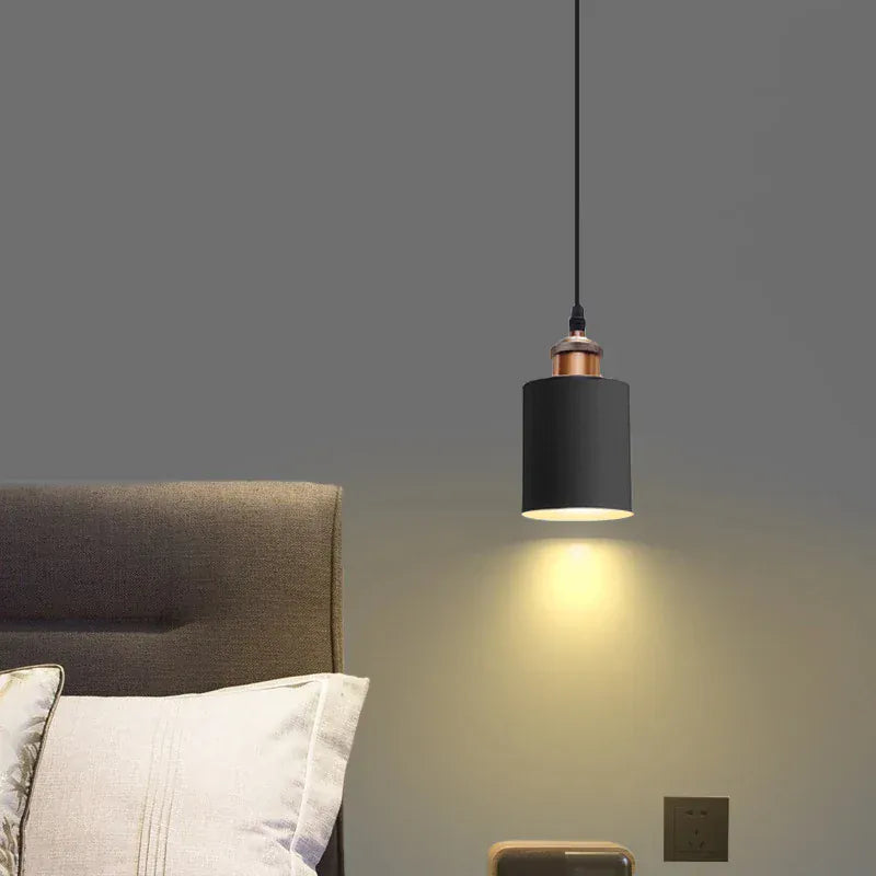 LampeHub Vintage Interior Pendant Lights Loft Style Decoration Pendant Lamp E27 Holder Restaurant Bar Counter Hanging Ceiling Lamps