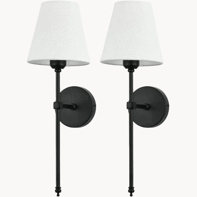 Dimensions – Lampe de chevet Murale Sans Fil Noir