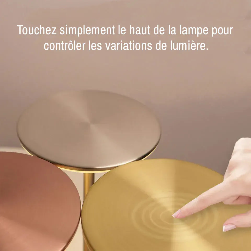 Ma boutique Black / Trichromatic Light Lampe de chevet Tactile Noir