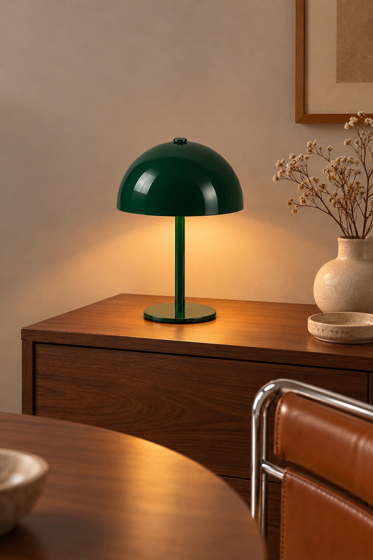 Ma boutique Lampe Bauhaus Champignon Sans Fil Vert – Lampe de Chevet Tactile