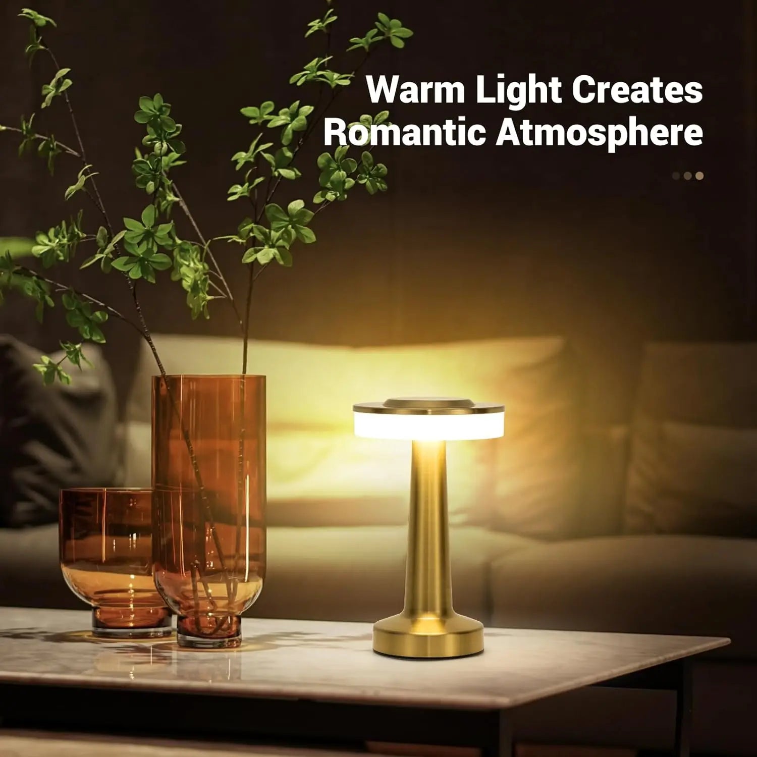 Ma boutique Lampe de chevet Rétro Doré
