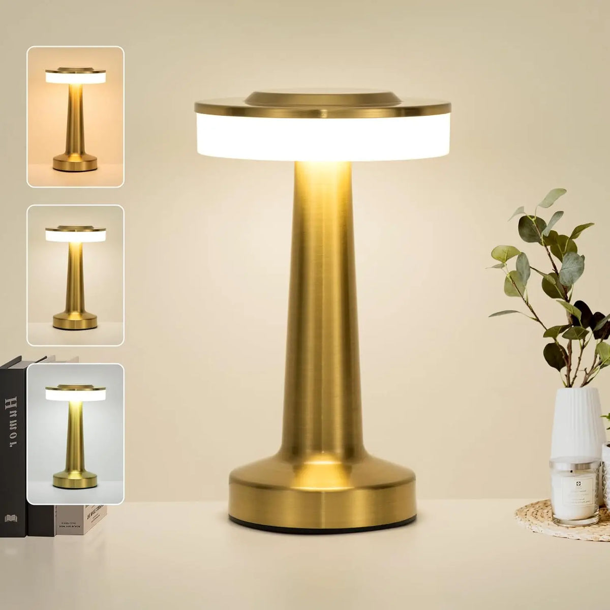Ma boutique Lampe de chevet Rétro Doré