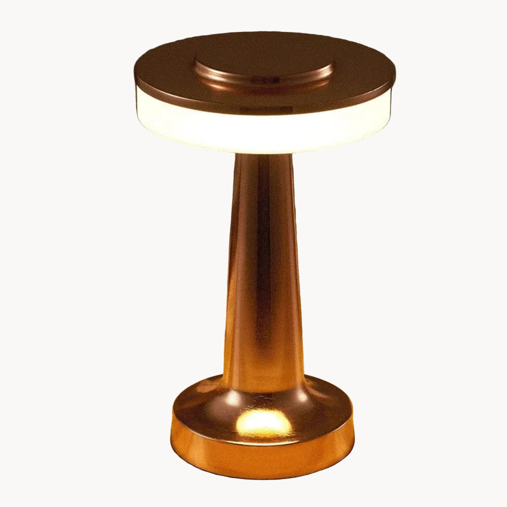 Ma boutique Large Lampe de chevet Rétro Rose Doré