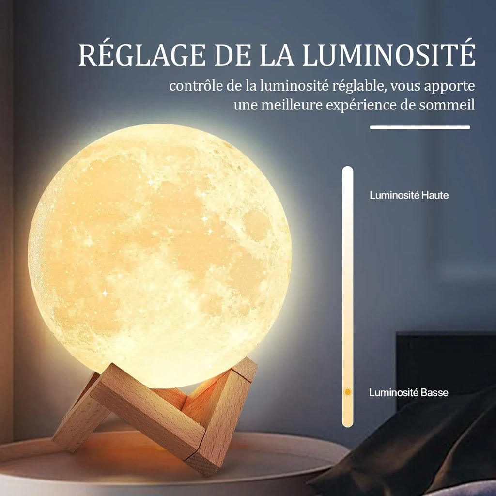 Ma boutique Orange Lampe de chevet Lune