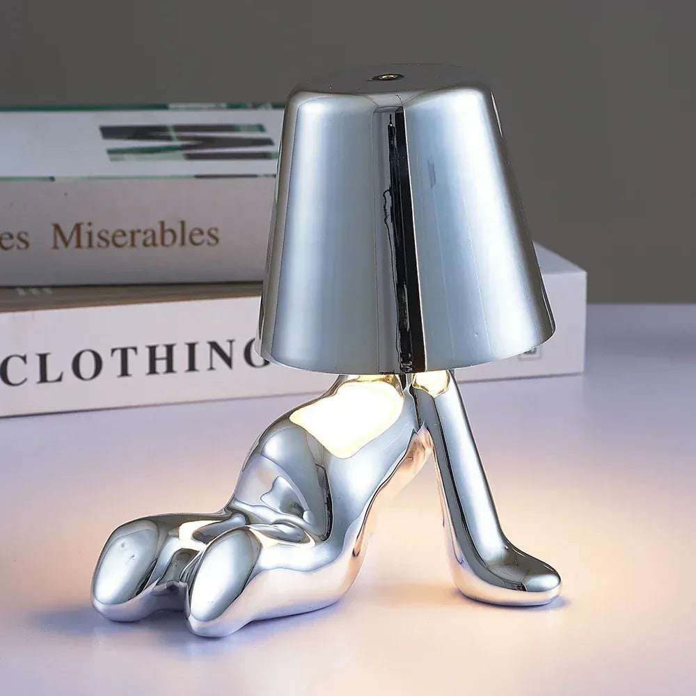 Ma boutique Perché Lampe de chevet ado Argent