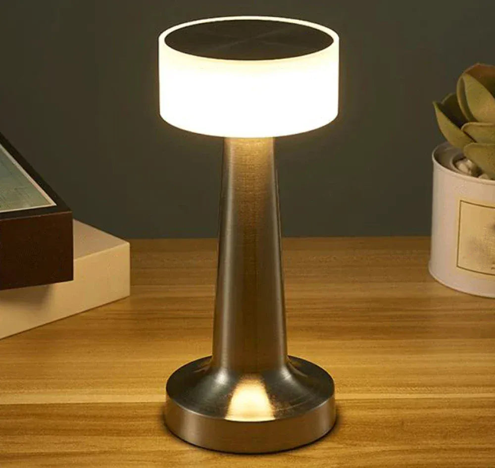Ma boutique Petite Lampe de chevet Rétro Argent