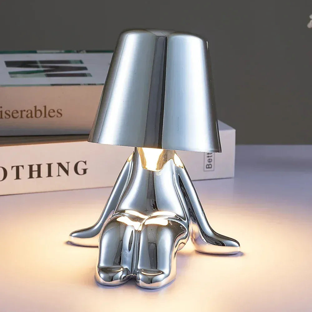 Ma boutique Quando Lampe de chevet ado Argent