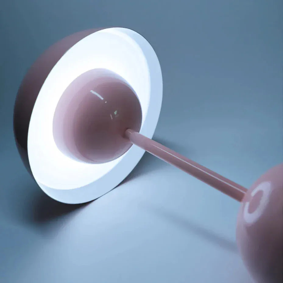 Ma boutique Rose Lampe de chevet champignon Rose - Sans fil